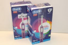 2X BOXED ORAL B JUNIOR POWERED BY BRAUN TOOTHBRUSH RRP £29.99 EACHCondition ReportAppraisal