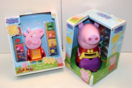 2X BOXED EPEPPA PIG TOYS (IMAGE DEPICTS STOCK)Condition ReportAppraisal Available on Request- All