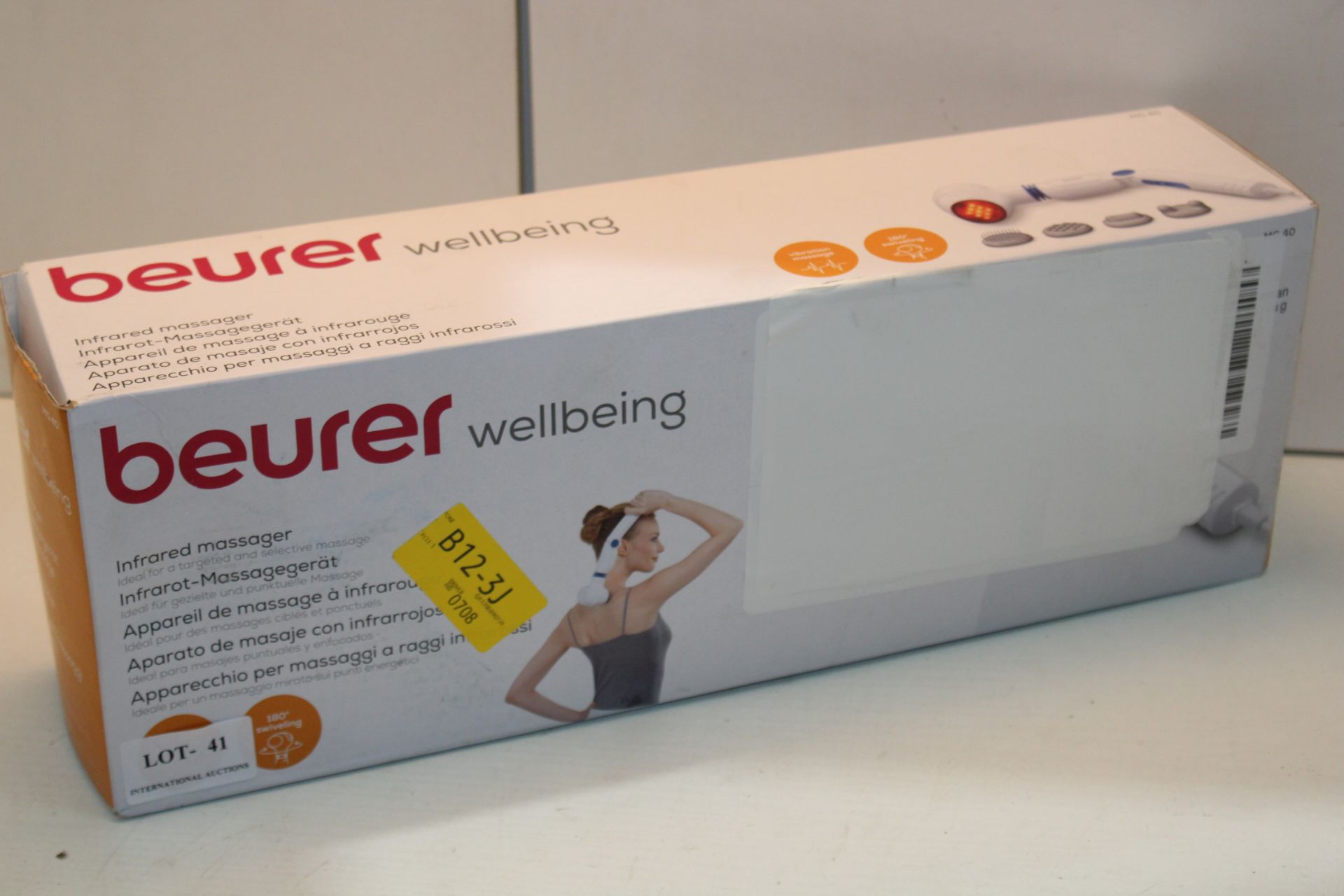 BOXED BEURER WELLBEING INFRARED MASSAGER MODEL: MG40 RRP £34.99Condition ReportAppraisal Available