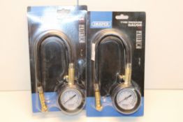 2X BOXED DRAPER TYRE PRESSURE GAUGES Condition ReportAppraisal Available on Request- All Items are
