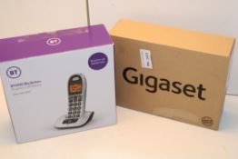 2X BOXED ASSORTED PHONES BY BT & GIGASET Condition ReportAppraisal Available on Request- All Items
