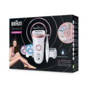 BOXED BRAUN SILK EPIL 9 SKINSPA SENSO SMART WET & DRY EPILATOR SES 9/980 LEGS, BODY & FACE RRP £