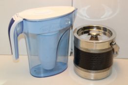 2X ASSORTED ITEMS TO INCLUDE WATER FILTER JUG & ICE BUCKET Condition ReportAppraisal Available on