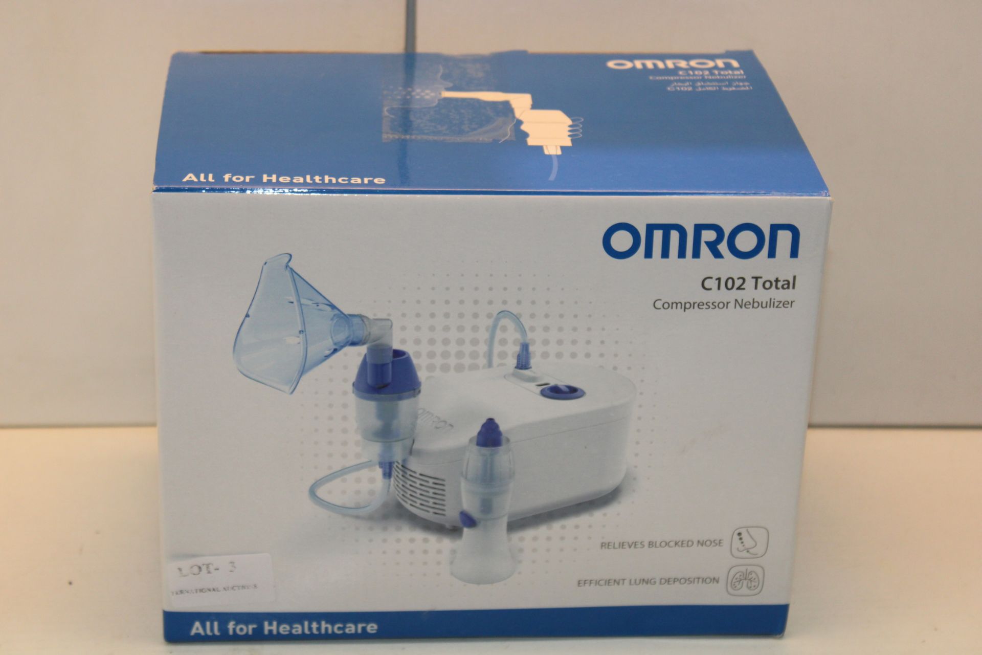 BOXED OMRON C102 TOTAL COMPRESSOR NEBULIZER RRP £59.56Condition ReportAppraisal Available on - Image 2 of 2