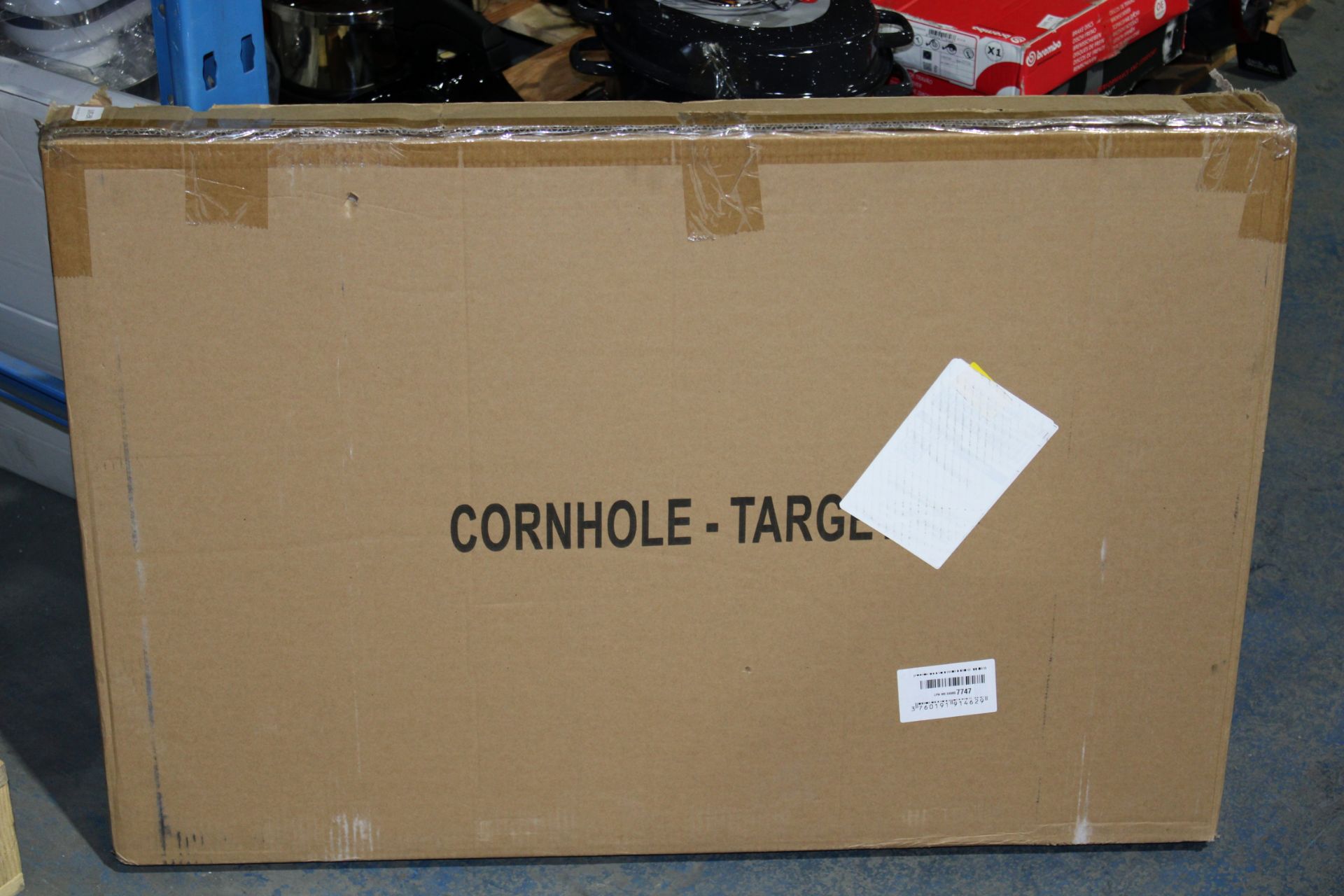 BOXED CORNHOLE TARGET Condition ReportAppraisal Available on Request- All Items are Unchecked/