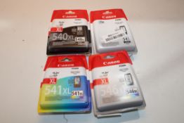 4X BOXED ASSORTED CANON INK CARTRIDGESCondition ReportAppraisal Available on Request- All Items