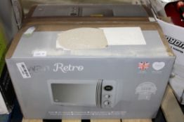 BOXED SWAN RETRO 800W 20L CAPACITY GREY Condition ReportAppraisal Available on Request- All Items