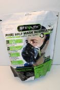 BAGGED STEALTH P3® HALF MASK RESPIRATOR WITH FILTERS Condition ReportAppraisal Available on Request-