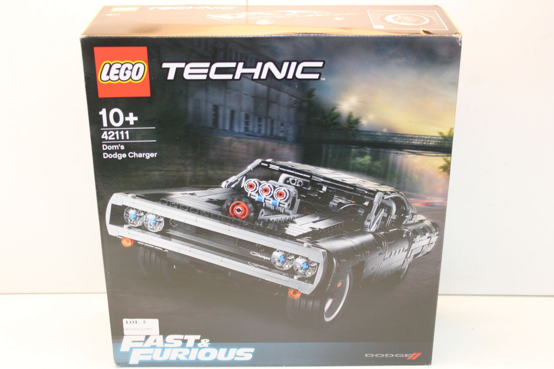 BOXED LEGO TECHNIC FAST & FURIOUS DOM'S DODGE CHARGER RRP £60.99Condition ReportAppraisal