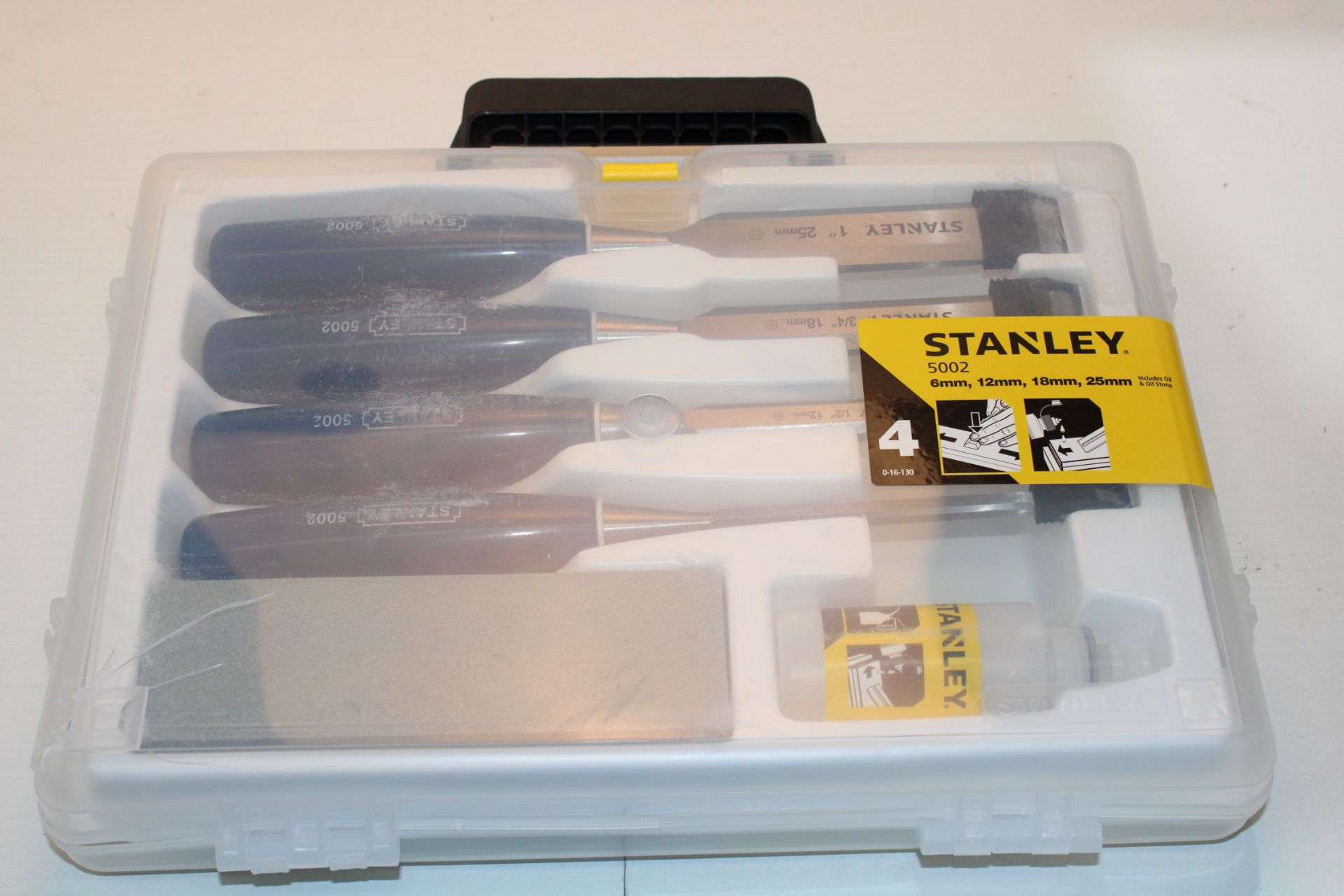 BOXED STANLEY 5002 4PIECE CHISEL SET Condition ReportAppraisal Available on Request- All Items are