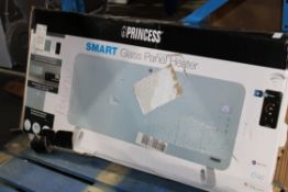 PRINCESS SMART GLASS PANEL HEATER Condition ReportAppraisal Available on Request- All Items are