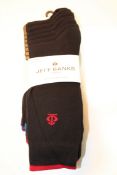 JEFF BANKS PK 7 SOCKS UK 7-11Condition ReportAppraisal Available on Request- All Items are