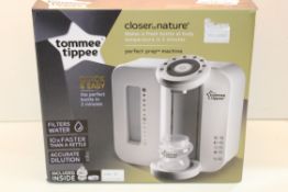 BOXED TOMMEE TIPPEE CLOSER TO NATURE PERFECT PREP MACHINE RRP £59.99Condition ReportAppraisal