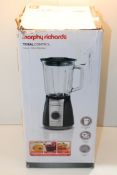 BOXED MORPHY RICHARD TOTAL CONTROL GLASS TABLE BLENDER Condition ReportAppraisal Available on