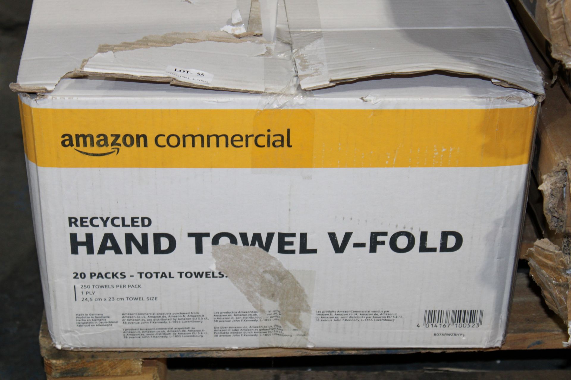 BOXED AMAZON COMMERCIAL HAND V-FOLD TOWELLSCondition ReportAppraisal Available on Request- All Items