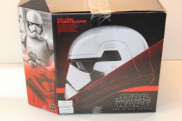 BOXED STAR WARS THE BLACK SERIES FIRST ORDER STORMTROOPER HELMET RRP £99.00Condition Report