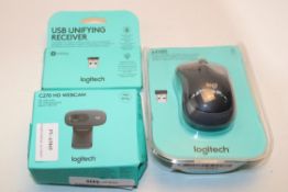 3X BOXED ASSORTED LOGITECH ITEMS (IMAGE DEPICTS STOCK)Condition Report Appraisal Available on