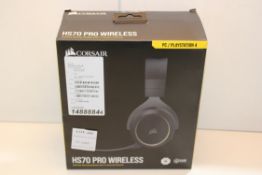 BOXED CORSAIR HS70 PRO WIRELESS GAMING HEADSET WITH 7.1 SURROUND SOUND RRP £100.00Condition Report