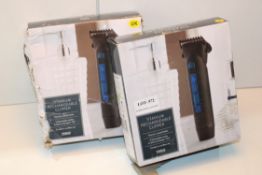 2X BOXED TESCO TITANIUM RECHARGEABLE CLIPPER Condition Report Appraisal Available on Request- All
