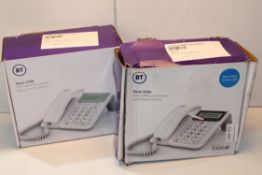 2X BOXED BT DÉCOR 2600 TRUE CALL TELEPHONES Condition Report Appraisal Available on Request- All