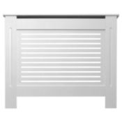 BOXED MEGAN RADIATOR COVER SMALL IN WHITE RRP £31.99Condition ReportAppraisal Available on