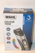 BOXED WAHL COLOUR TRIM STUBBLE & BEARD TRIMMER RRP £34.99Condition Report Appraisal Available on