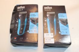 2X BOXED BRAUN SERIES 3 PROSKIN WET & DRY SHAVER MODEL: 310S RRP £59.00 EACH Condition Report