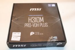 BOXED MSI INTEL MOTHERBOARD H310M PRO-VDH PLUS INTEL CHIPSET H310Condition Report Appraisal