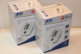 2X BOXED A&D BLOOD PRESSURE MONITOR MODEL: UA-611 COMBINED RRP £60.00Condition Report Appraisal