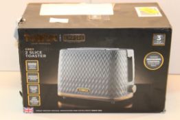 BOXED TOWER EMPIRE COLLECTION GREY 2 SLICE TOASTER Condition Report Appraisal Available on