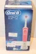 BOXED ORAL B VITALITY PLUS POWERED BY BRAUN TOOTHBRUSH RRP £34.99Condition Report Appraisal