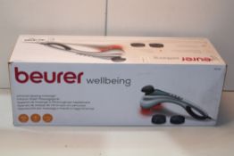 BOXED BEURER WELLBEING INFRARED TAPPING MASSAGER MODEL: MG100 RRP £96.99Condition Report Appraisal