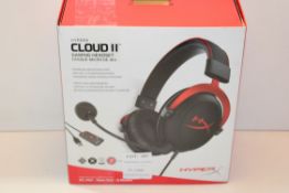 BOXED HYPER X CLOUD 2 GAMING HEADSET RRP £64.99Condition Report Appraisal Available on Request-