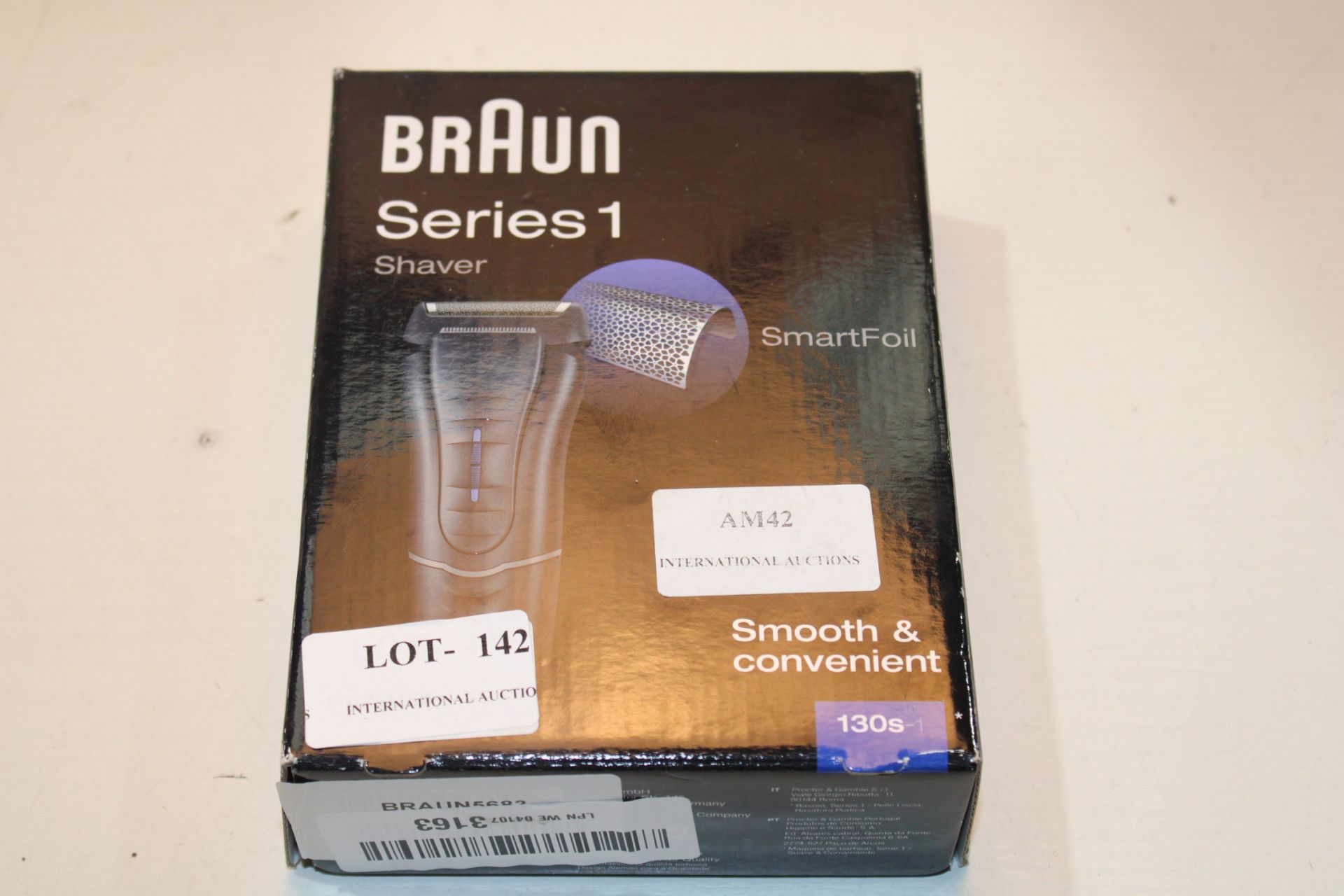 BOXED BRAUN SERIES 1 SHAVER 130S Condition Report Appraisal Available on Request- All Items are
