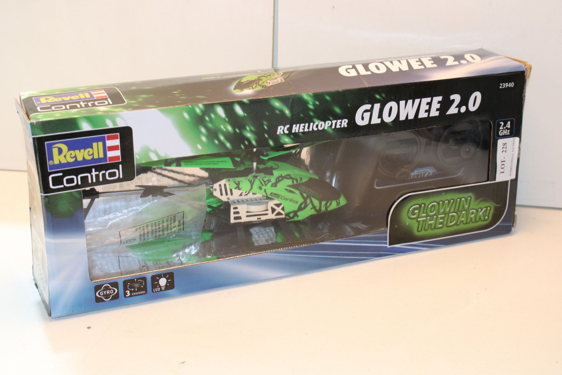 BOXED REVELL CONTROL RC HELICOPTER GLOWEE 2.0Condition Report Appraisal Available on Request- All