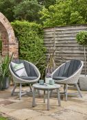 BOXED AILBE/CHEDWORTH CURVED BISTRO SET RRP £479.99Condition ReportAppraisal Available on Request-