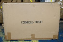 BOXED CORNHOLE TARGET Condition Report Appraisal Available on Request- All Items are Unchecked/