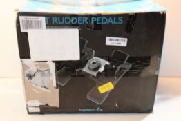BOXED LOGITECH FLIGHT RUDDER PEDALS RRP £145.99Condition Report Appraisal Available on Request-