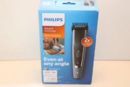 BOXED PHILIPS BEARD TRIMMER EVEN STUBBLE RRP £44.99Condition Report Appraisal Available on