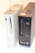 2X UNBOXED ASSORTED DEVICES TO INCLUDE XBOX 360 & COMPAQ COMPUTER TOWER Condition Report Appraisal