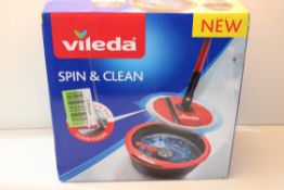 BOXED VILEDA SPIN & CLEAN Condition Report Appraisal Available on Request- All Items are Unchecked/