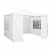 BOXED HORNING 3MX3M STEEL PARTY TENT GREY RRP £51.99 (906)Condition ReportAppraisal Available on