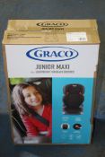 BOXED GRACO JUNIOR THE LIGHTWEIGHT HIGH BACK BOOSTER RRP £29.95Condition Report Appraisal