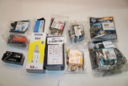 10X ASSORTED BOXED/UNBOXED INK CARTRIDGES Condition Report Appraisal Available on Request- All Items