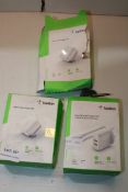 3X BOXED ASSORTED USB-C WALL CHARGERS Condition Report Appraisal Available on Request- All Items are