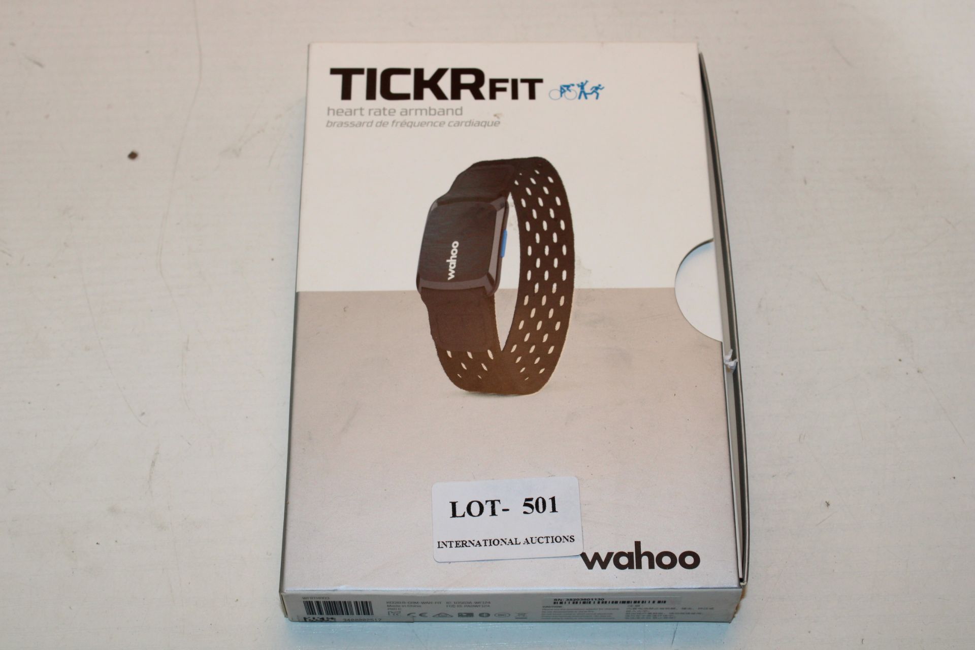 BOXED WAHOO TICKR FIT HEART RATE ARMBAND RRP £79.00Condition Report Appraisal Available on