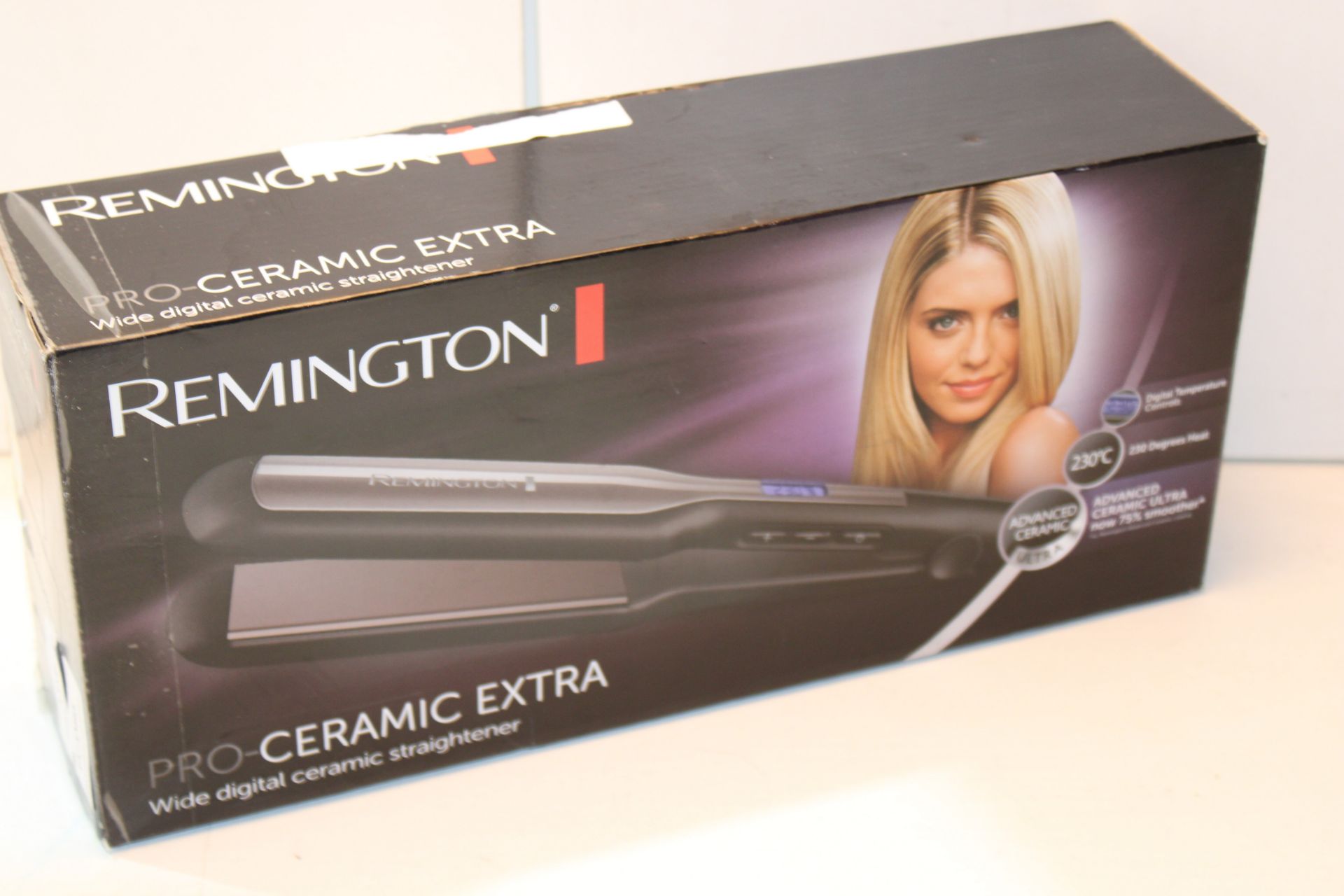 BOXED REMINGTON PRO-CERAMIC EXTRA WIDE DIGITAL STRAIGHTENER Condition Report Appraisal Available