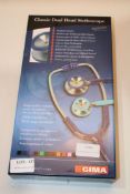 BOXED GIMA CLASSIC DUAL HEAD STETHOSCOPE RRP £34.99Condition Report Appraisal Available on