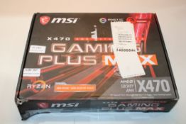 BOXED MSI X470 AMD MOTHERBOARD GAMING PLUS MAX RRP £74.91Condition Report Appraisal Available on