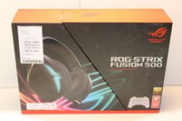 BOXED REPUBLIC OF GAMERS ROG STRIX FUSION 500 RGB 7.1 GAMING HEADSET RRP £191.26Condition Report